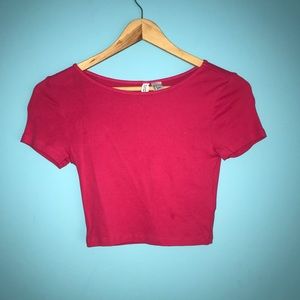 Pink crop top